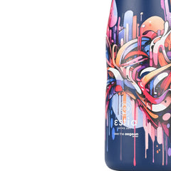 ESTIA THERMOS TRAVEL FLASK SAVE THE AEGEAN 500ml VIBRANT VORTEX