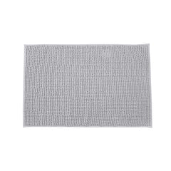ESTIA ΤΑΠΕΤΟ ΜΠΑΝΙΟΥ BEADS 80x50cm ΠΟΛΥΕΣΤΕΡΑ ΓΚΡΙ ΑΝΟΙΧΤΟ