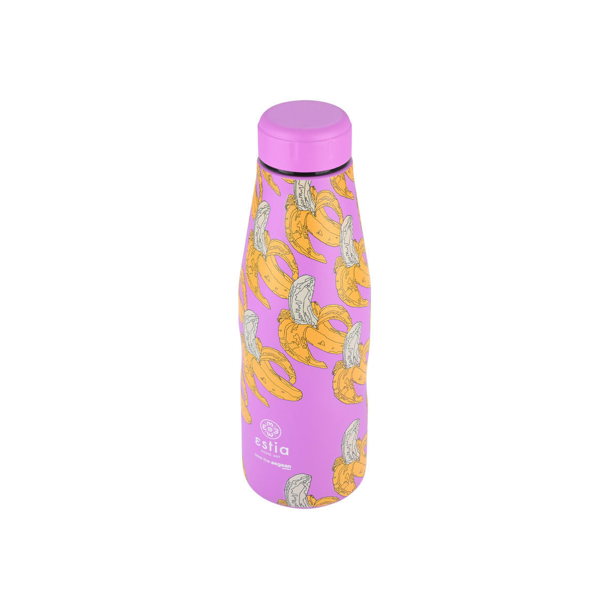 ESTIA ΘΕΡΜΟΣ TRAVEL FLASK SAVE THE AEGEAN 500ml BANANA SWIRL