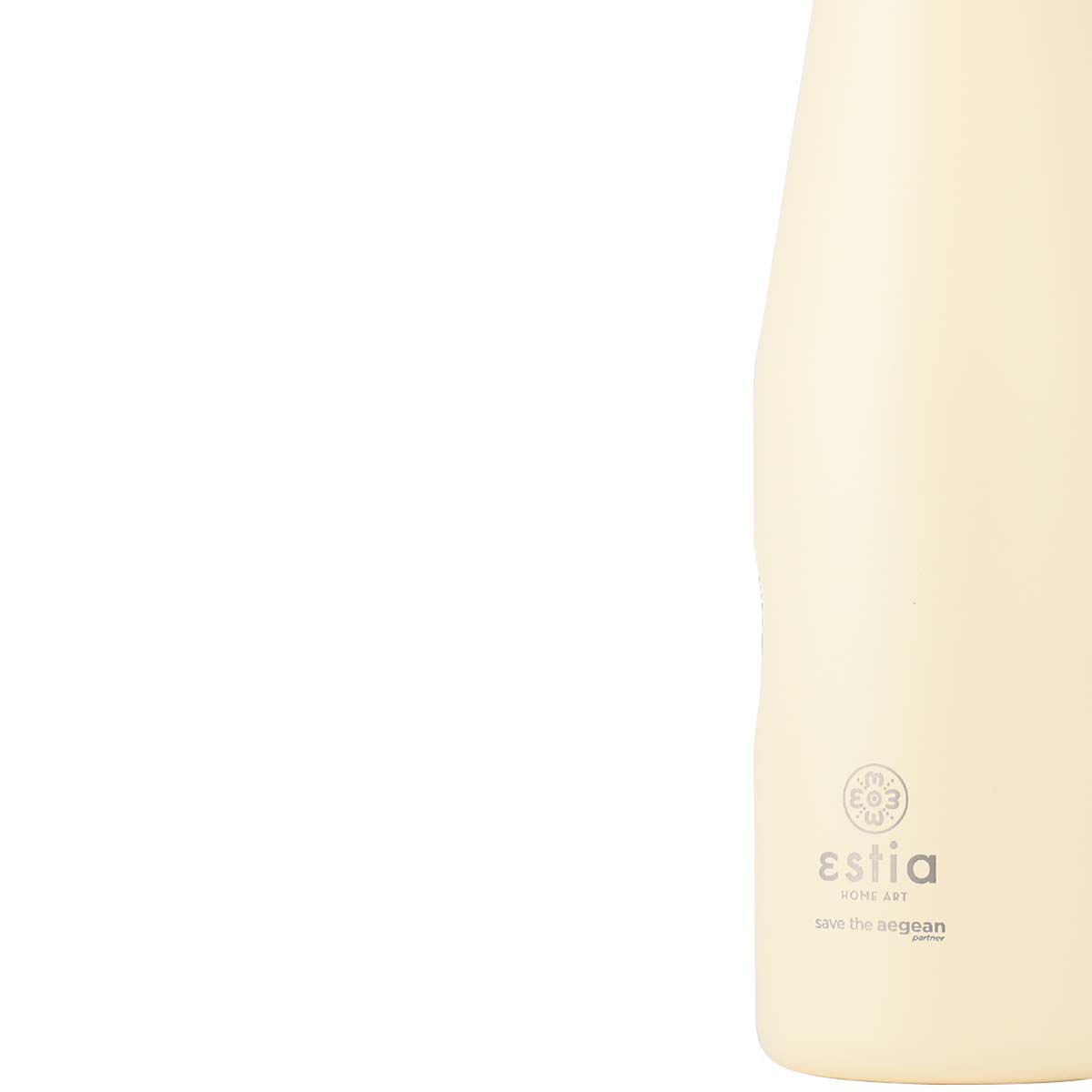 ESTIA ΘΕΡΜΟΣ TRAVEL FLASK SAVE THE AEGEAN 500ml LILY WHITE
