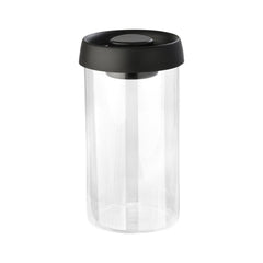 ESTIA ΔΟΧΕΙΟ ΑΠΟΘΗΚΕΥΣΗΣ ΚΕΝΟΥ ΑΕΡΟΣ ΓΥΑΛΙΝΟ 900ml ΜΕ ΚΑΠΑΚΙ ΜΑΥΡΟ
