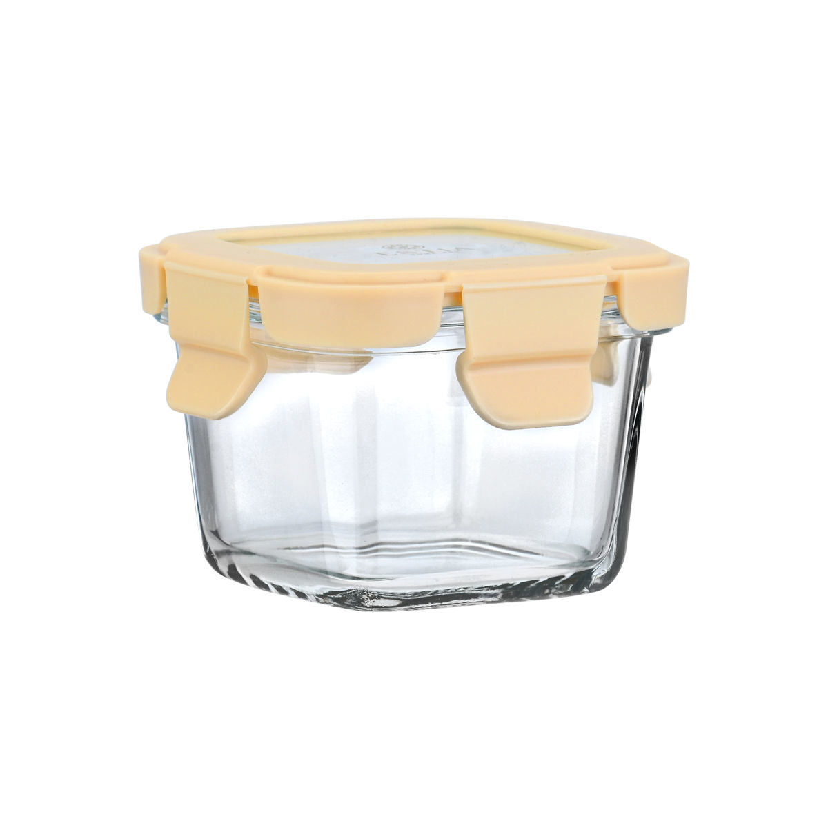ESTIA ΦΑΓΗΤΟΔΟΧΕΙΟ CLICK&SEAL ΓΥΑΛΙΝΟ 160ml 9.2x9.2x6.3cm ΜΕ ΚΑΠΑΚΙ ΠΛΑΣΤΙΚΟ IVORY