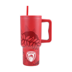 ESTIA ΘΕΡΜΟΣ STRAW TUMBLER XL OLYMPIACOS BC EDITION 900ml