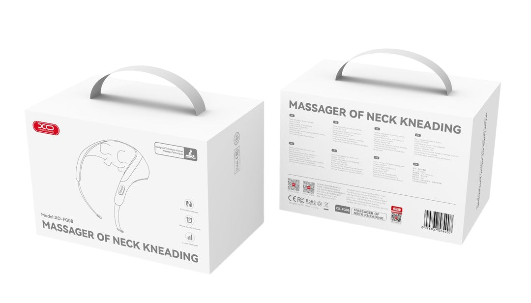 XO FG08 Μικρή Συσκευή Μασάζ για τον Αυχένα & Ώμους 1200mAh