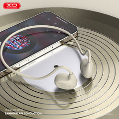 XO BS34 Foton Open Air Conduction Ακουστικά Bluetooth Μπεζ