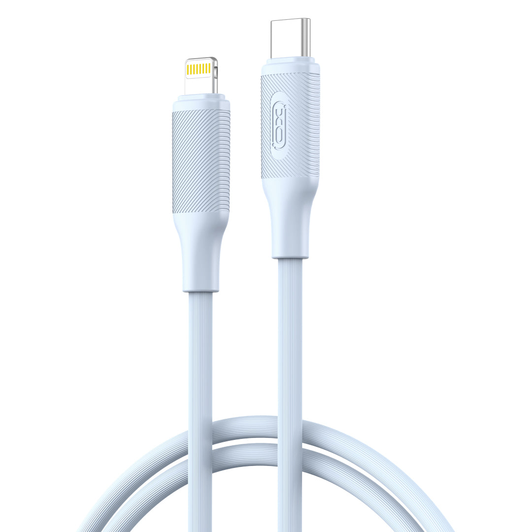 XO NB-Q265A PD 27W Type-C Σε Lightning Μινιμαλιστικό Καλώδιο Μπλε