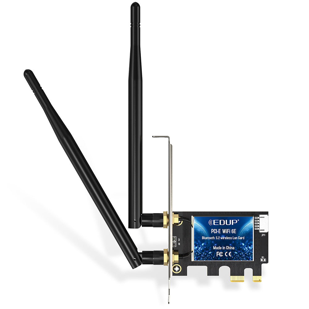 EDUP Network Adapter EP-9651GS WIFI 6EAX5400 + Bluetooth 5.3 PCI-E
