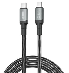 XO NB-Q264B Καλώδιο Μεταφοράς Δεδομένων Type-C to Type-C 240W High Power 2m