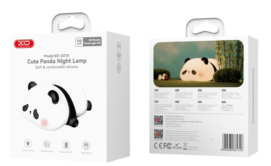XO OZ10 Panda Pat Silicone Night Light 1200mAh