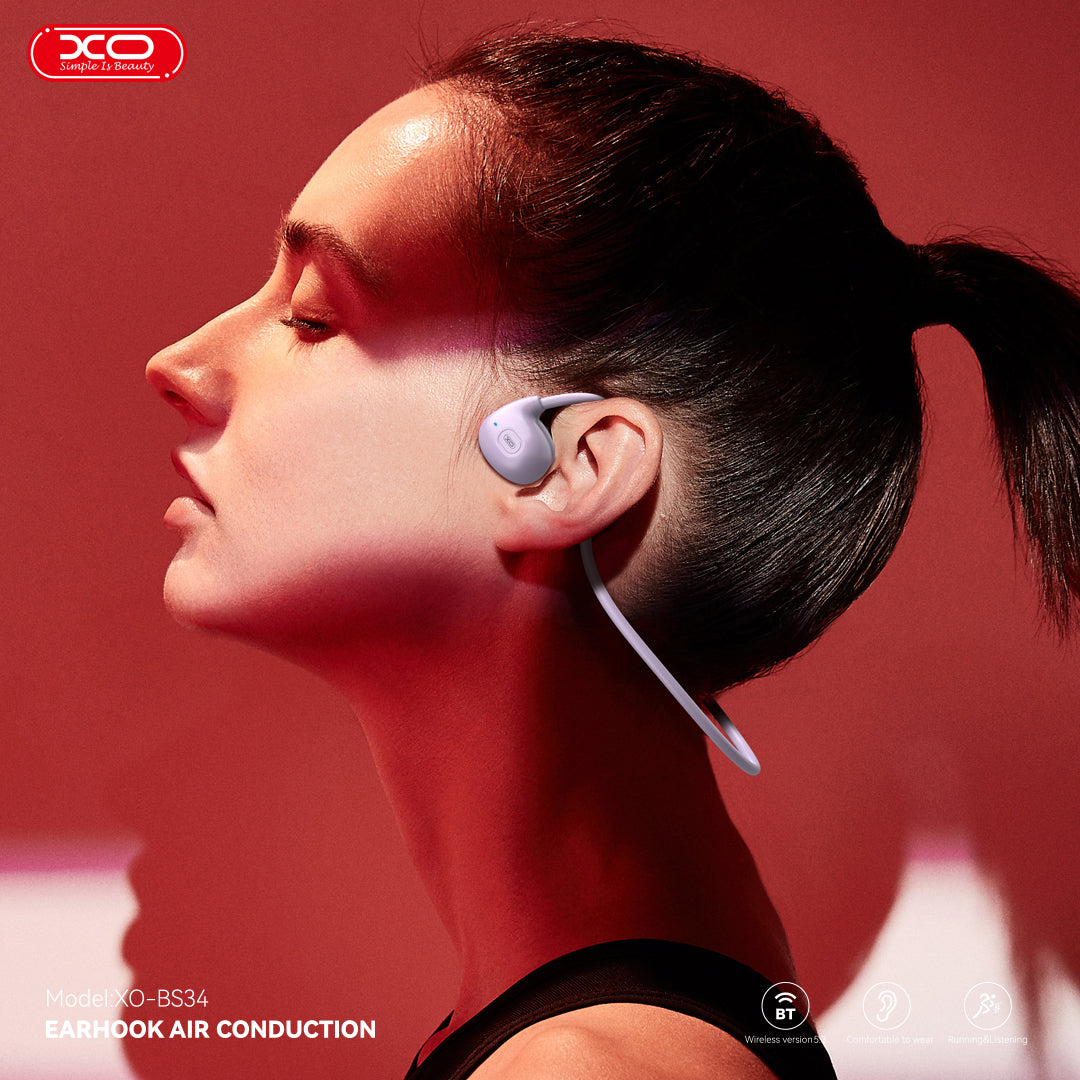 XO BS34 Foton Open Air Conduction Ακουστικά Bluetooth Μωβ