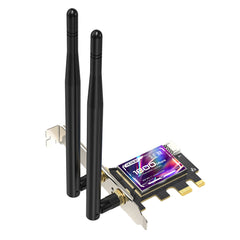 EDUP Network Adapter EP-9658 AX1800 WiFi (574M+1200M)+Bluetooth 5.2 PCI-E