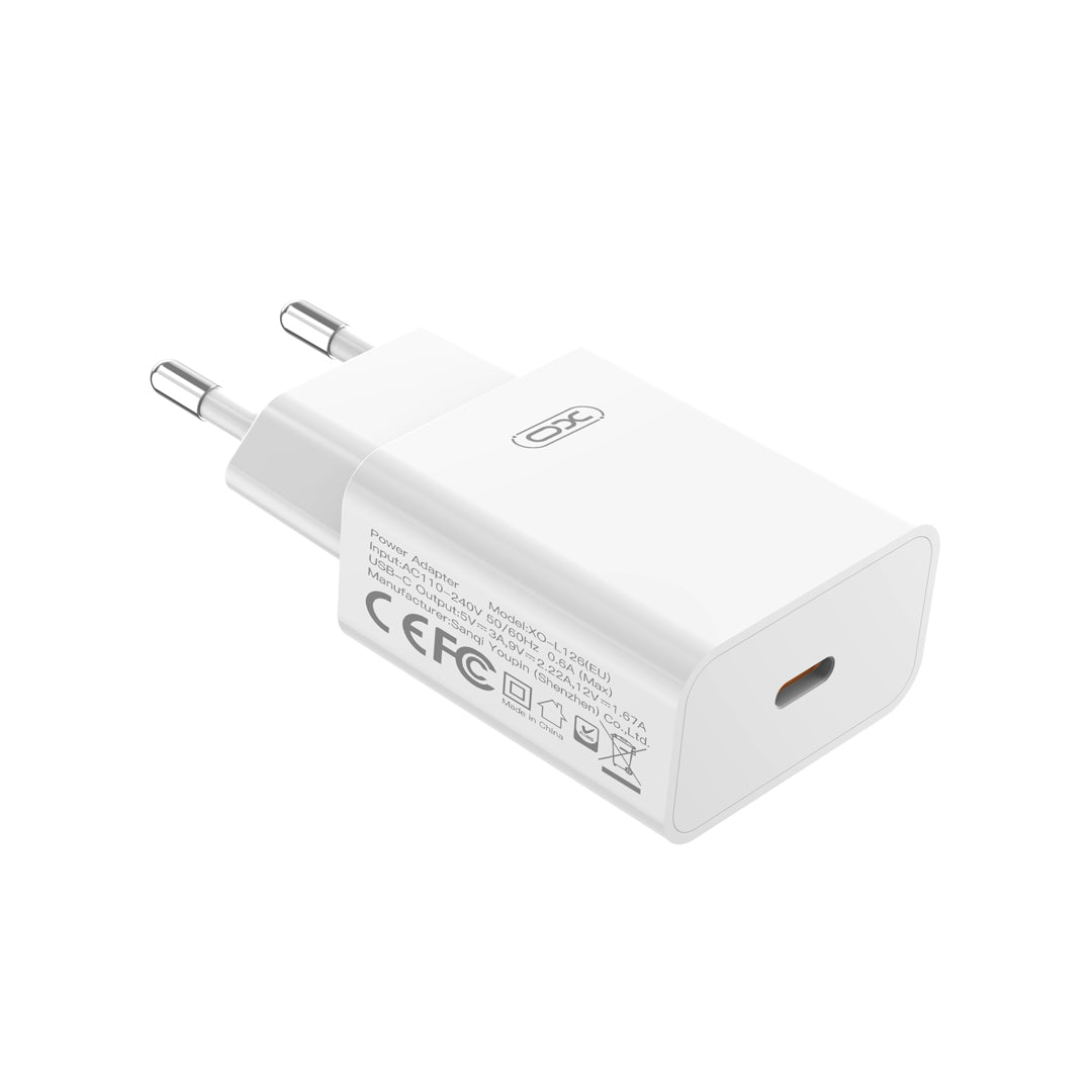 XO L126 USB-C Fast Charging Charger PD20W