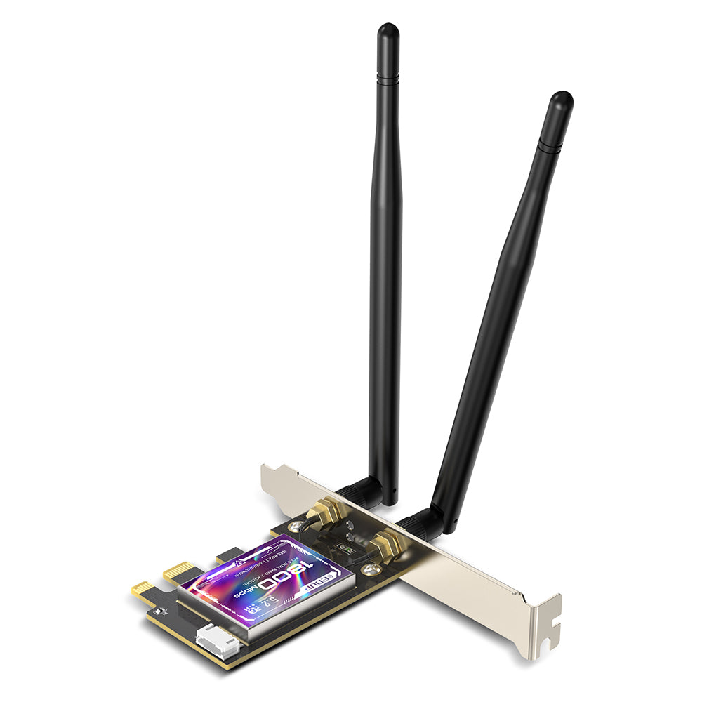 EDUP Network Adapter EP-9658 AX1800 WiFi (574M+1200M)+Bluetooth 5.2 PCI-E