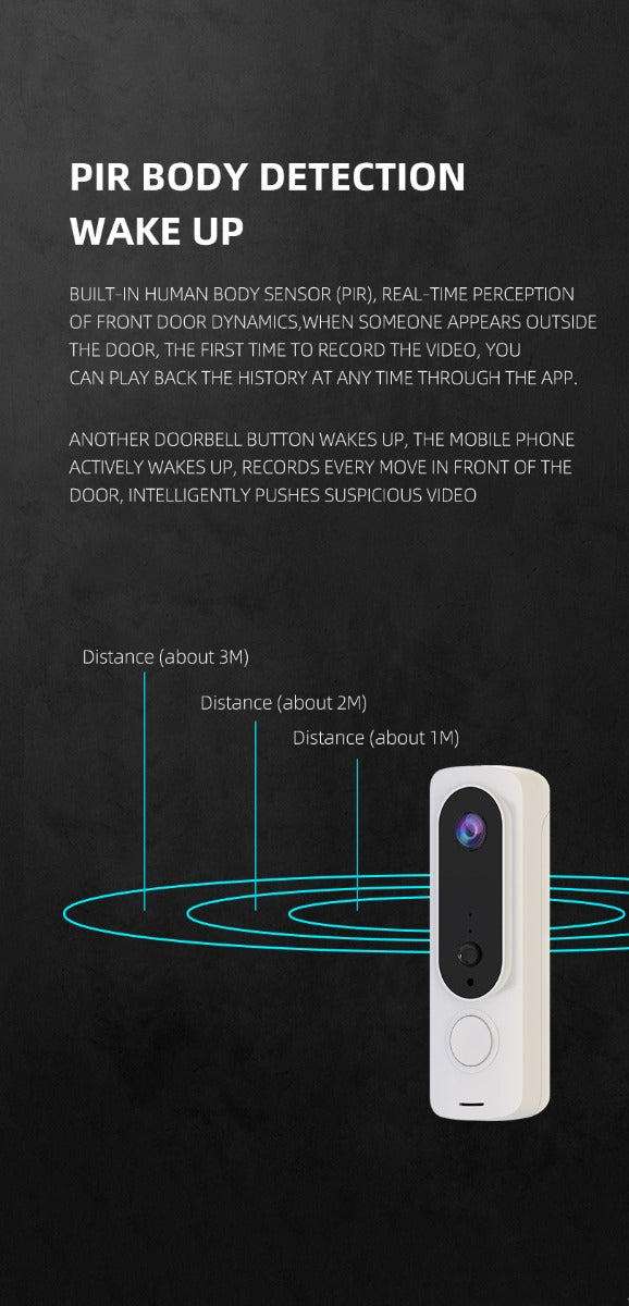 EDUP 1080P Doorbell Wifi Camera