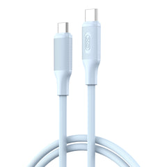XO NB-Q265B PD 60W Καλώδιο Type-C Σε Type-C Μινιμαλιστικό Μπλε