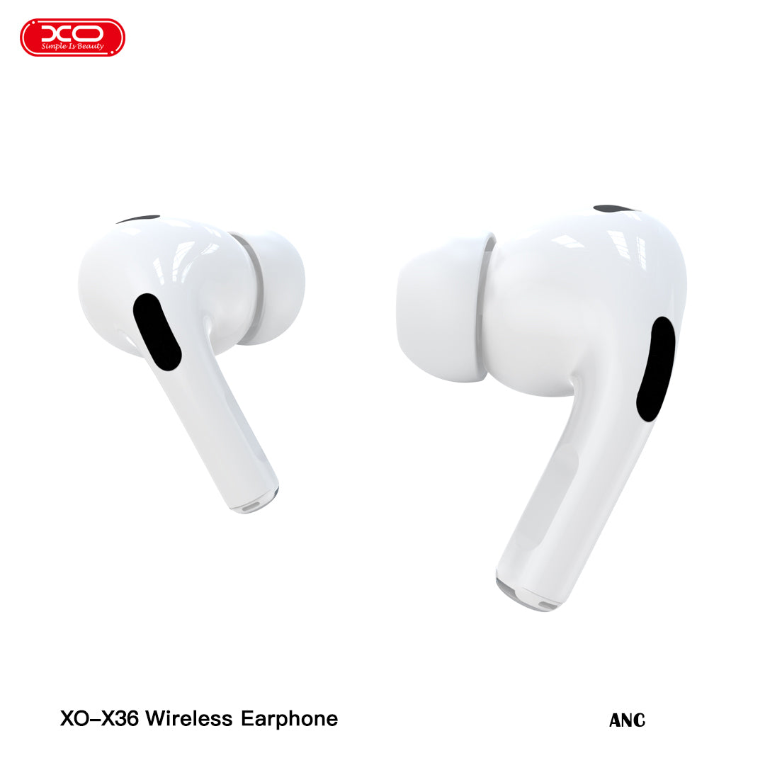 XO X36 Ασύρματα Ακουστικά Bluetooth ANC TWS με Smart Οθόνη