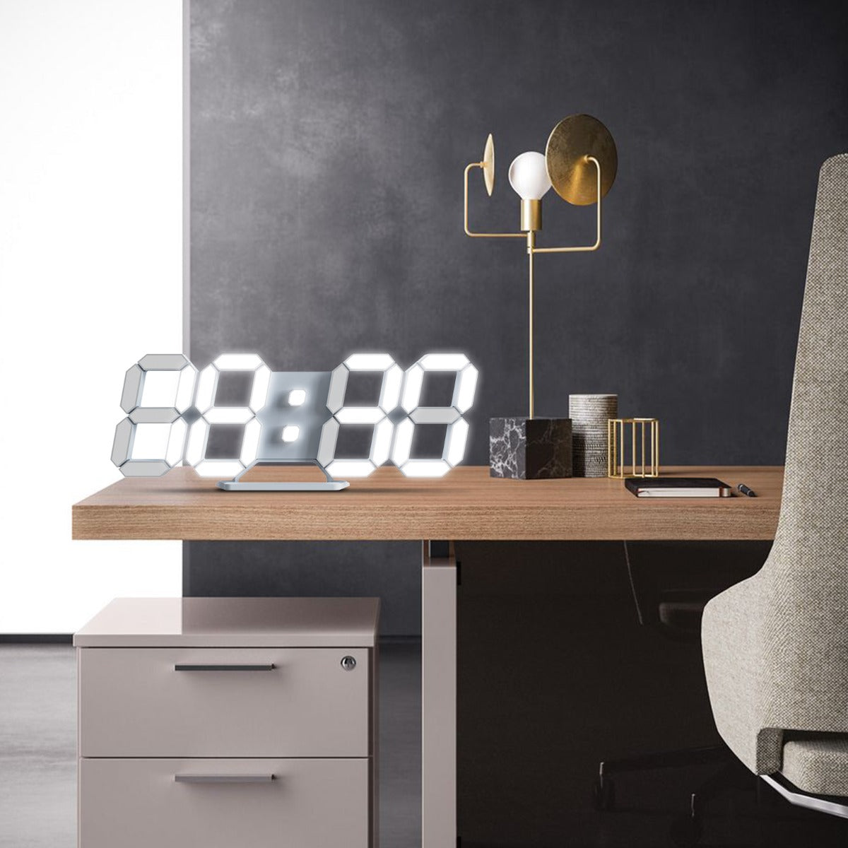 Digital Alarm Clock EDUP EH-LED1302 Night Light