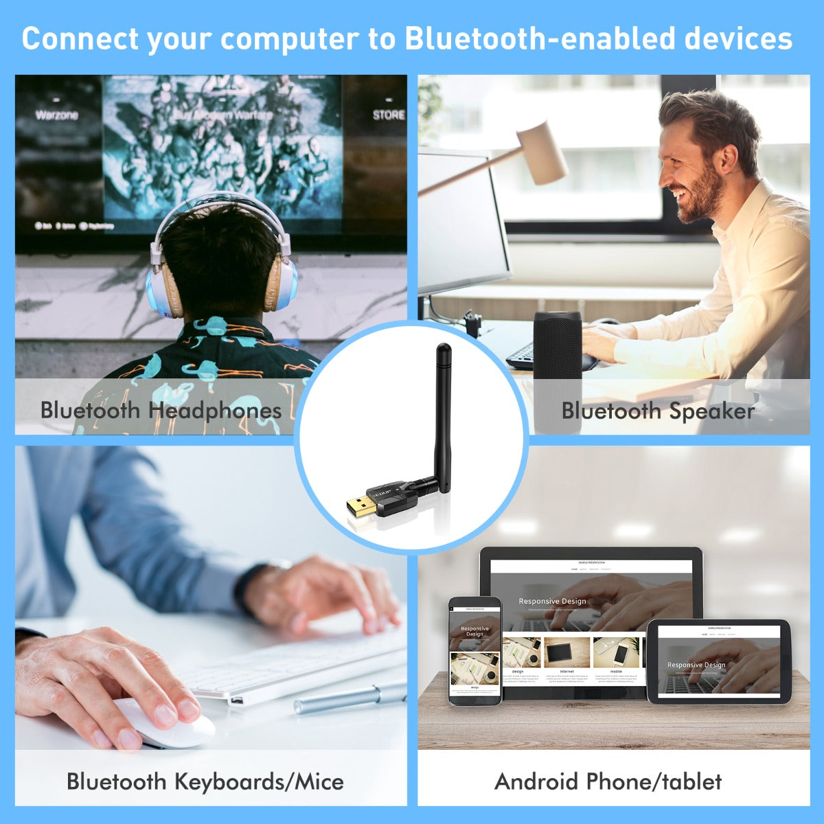 EDUP EP-B3536 Bluetooth 5.1 Dongle