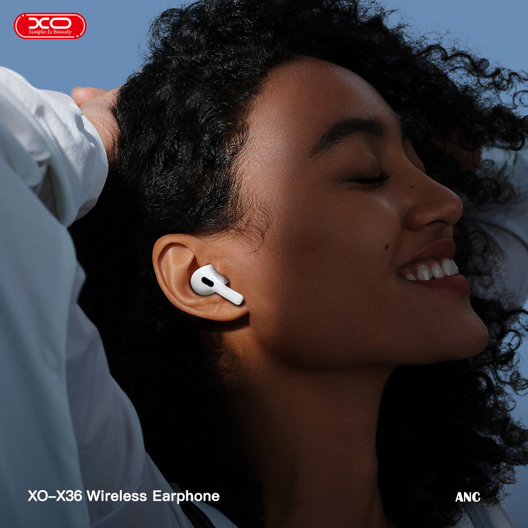 XO X36 Ασύρματα Ακουστικά Bluetooth ANC TWS με Smart Οθόνη