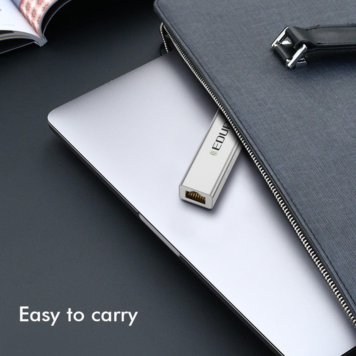 Σταθμός σύνδεσης 4 σε 1 EDUP EP-9801 10/100/1000Mbps Type-C LAN USB 3.0
