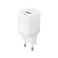 XO L144(EU) Φορτιστής PD20W 1USB-A+1USB-C Λευκό