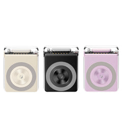 XO PR226 Mini Μαγνητικό Power Bank Γρήγορης Φόρτισης με Διαφάνεια και Φωτεινή Ένδειξη 10000mAh (Μαύρο)
