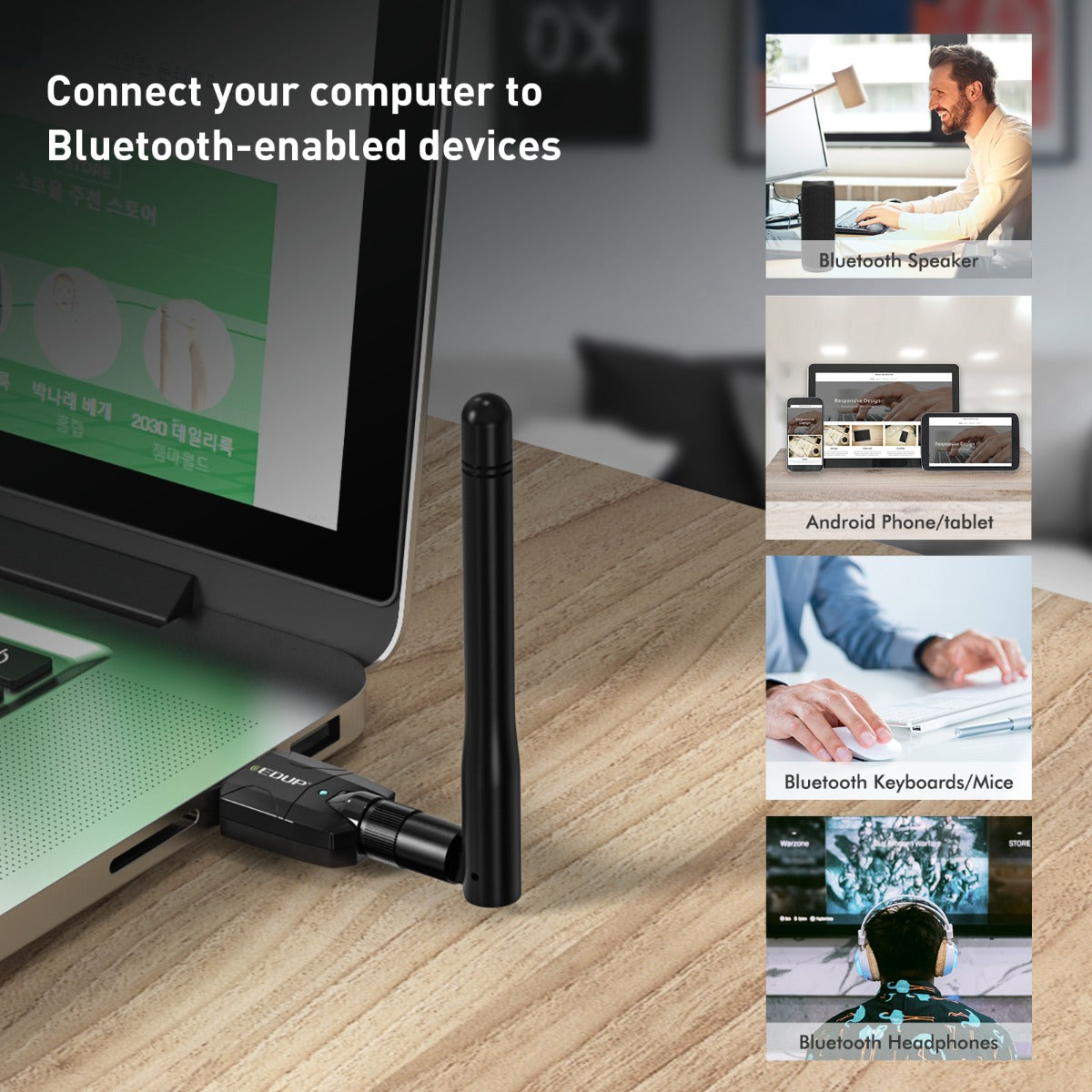 EDUP EP-B3536 Bluetooth 5.1 Dongle
