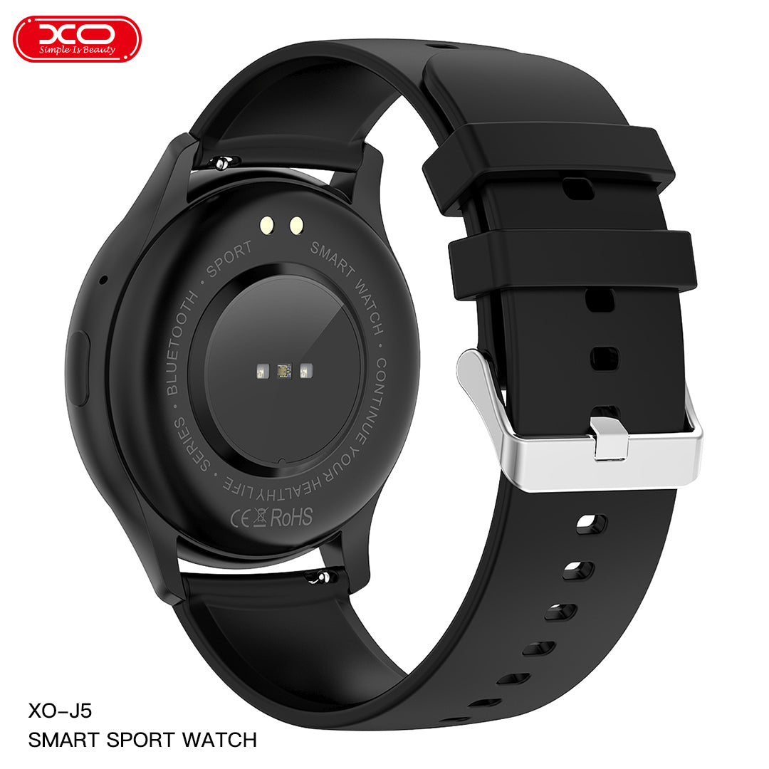 XO J5 Αθλητικό Smartwatch Κλήσης (Μαύρο)