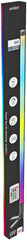 Avide LED Γωνιακό Φωτιστικό Δαπέδου RGB 8W RGB+IC με Τηλεχειριστήριο IR