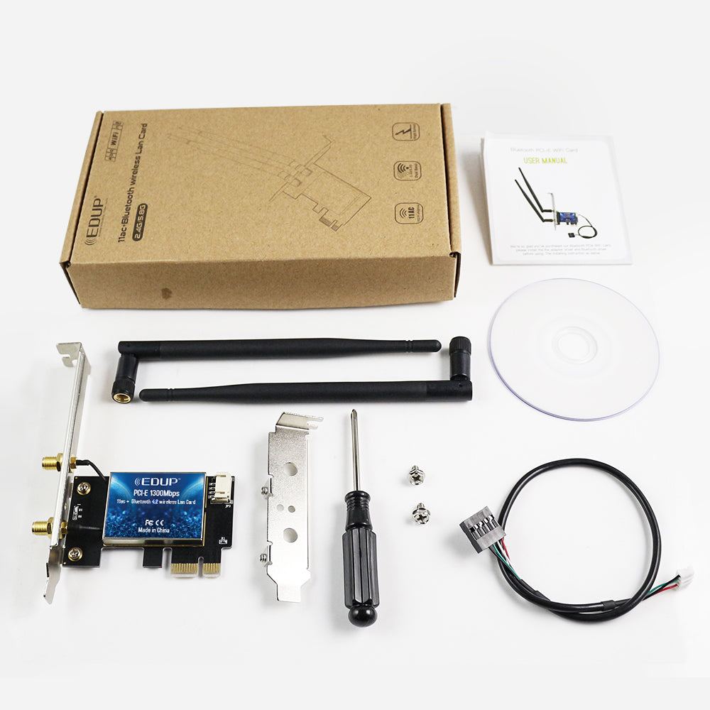 EDUP Κάρτα Δικτύου EP-9632 AC1200 WiFi + Bluetooth 4.2