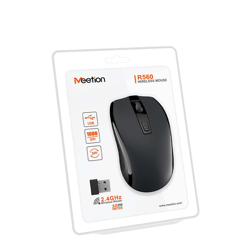 Meetion MT-R560 2.4G Wireless Mouse / Iron Gray