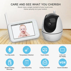 EDUP EP-1080P28 WiFi Κάμερα Παρακολούθησης Μωρού 4.5" IPS