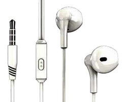 XO EP39 Handsfree Half In-ear Headphones 1.15m White