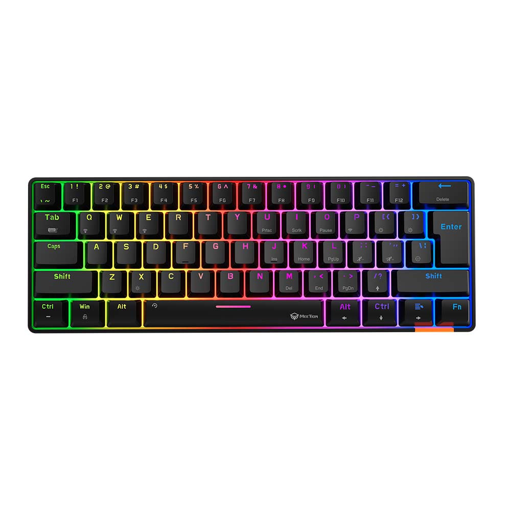 Meetion MT-MK005BT Bluetooth Μηχανικό Gaming  Πληκτρολόγιο US Μαύρο