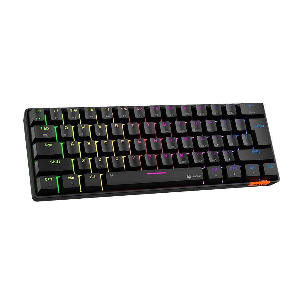 Meetion MT-MK005BT Bluetooth Μηχανικό Gaming  Πληκτρολόγιο US Μαύρο