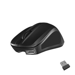 Meetion MT-MINIGO Αθόρυβο Mini 2.4G Ασύρματο Optical Ποντίκι Μαύρο