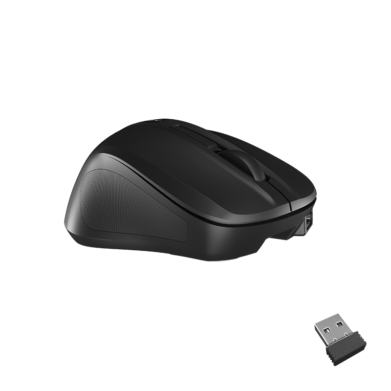 Meetion MT-MINIGO Αθόρυβο Mini 2.4G Ασύρματο Optical Ποντίκι Μαύρο