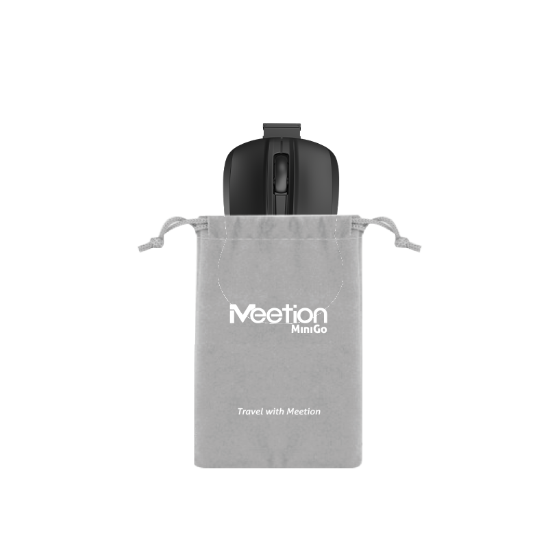 Meetion MT-MINIGO Αθόρυβο Mini 2.4G Ασύρματο Optical Ποντίκι Μαύρο