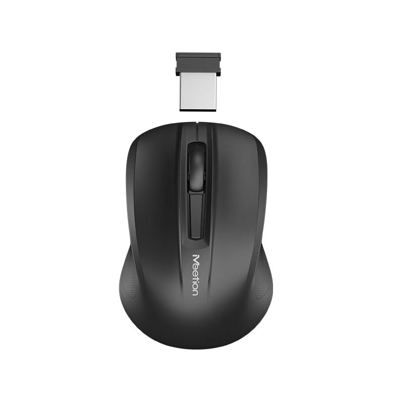 Meetion MT-MINIGO Αθόρυβο Mini 2.4G Ασύρματο Optical Ποντίκι Μαύρο