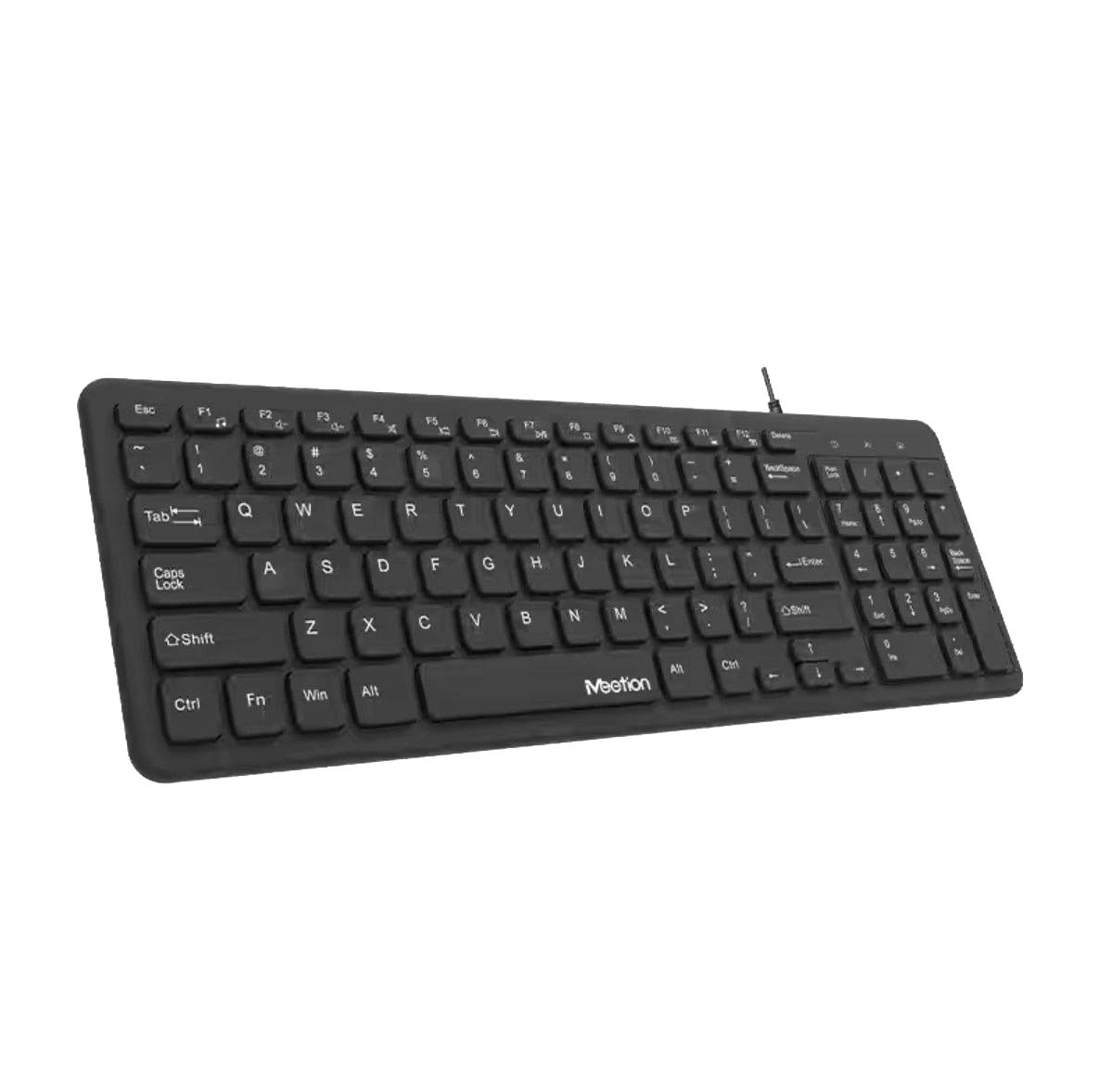 Meetion MT-K410 USB Ultra Thin Chocolate Πληκτρολόγιο