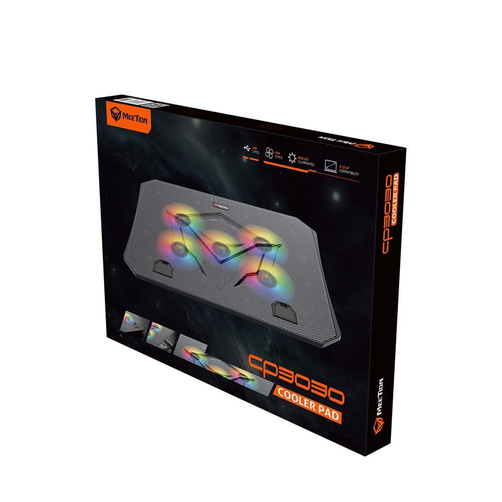 Meetion MT-CP3030 Cooling Pad Gaming Βάση Laptop