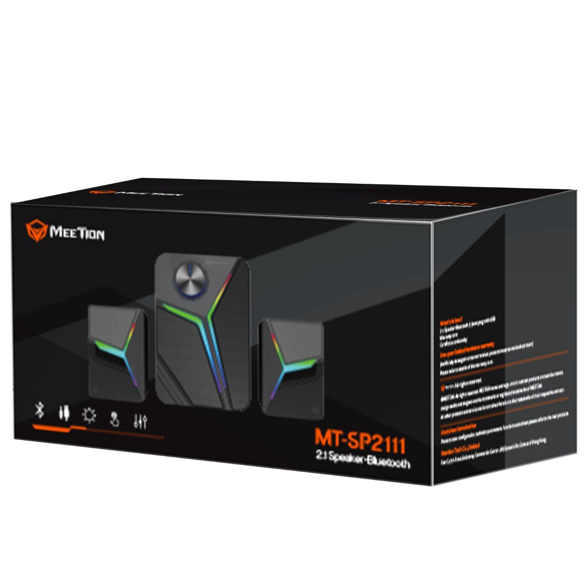 Meetion SP2111 Ηχείο Υπολογιστή Bluetooth 2.1 (3.5mm + USB)