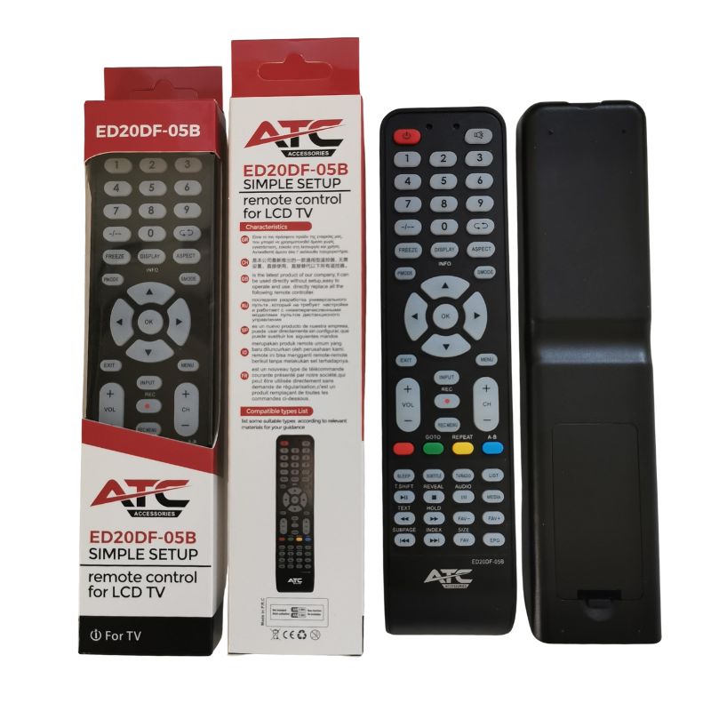 ATC Τηλεχειριστήριο Universal για Τηλεοράσεις F&U LCD ED20DF-05B