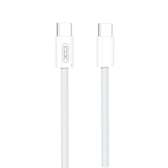 XO NB-Q260B Καλώδιο Φόρτισης & Μεταφοράς Δεδομένων Type-C σε Type-C 27W Πλεξούδα 1.5m