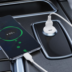 XO CC69 Mini Smart Φορτιστής Αυτοκινήτου A+C 30W με Καλώδιο Type-C