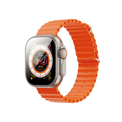 XO M9 Ultra Αθλητικό Smartwatch Κλήσης με Ασύρματη Φόρτιση (Πορτοκαλί)