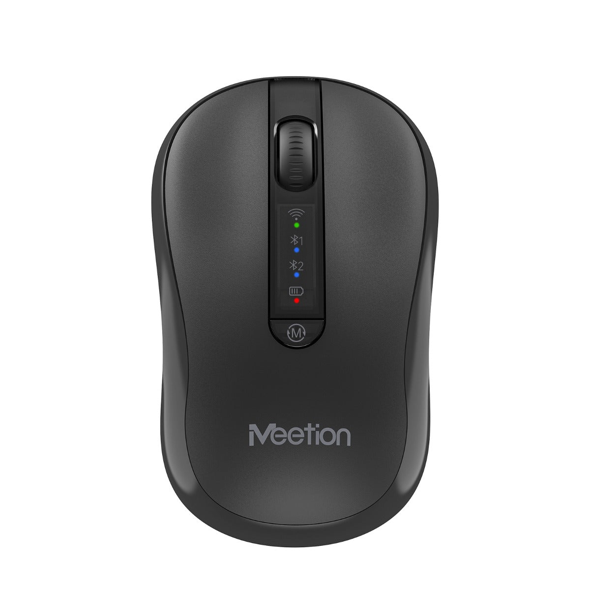 Meetion Ασύρματο Ποντίκι Office MT-BTM185R με Bluetooth & 2.4G Επαναφορτιζόμενο