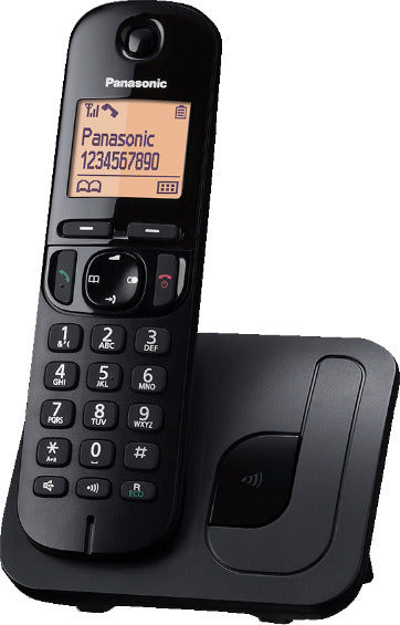 Panasonic Ασύρματο Σταθερό Τηλέφωνο KX-TGC210 με Ηχείο Μαύρο