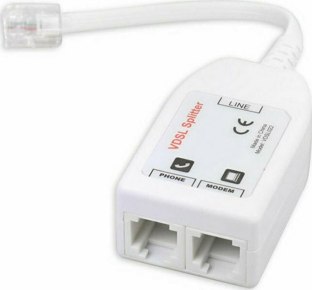 Splitter + Φίλτρο VDSL για PSTN NET046