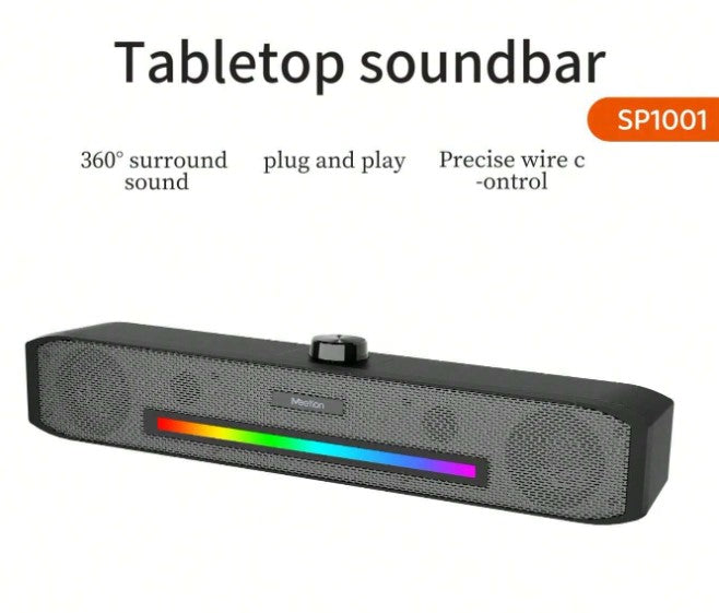 Meetion SP1001 Ηχείο Υπολογιστή (3.5mm + USB)
